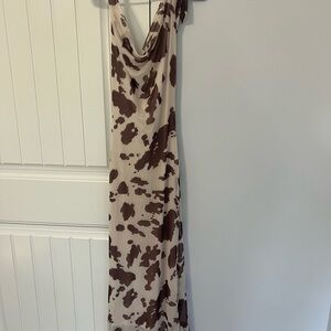 See You Monday Cow Print Dress